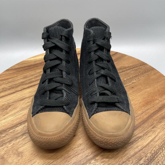 Converse Chuck Taylor All Star Pro Shoes Womens Size 7 Black Gum Corduroy Casual - Picture 2 of 8